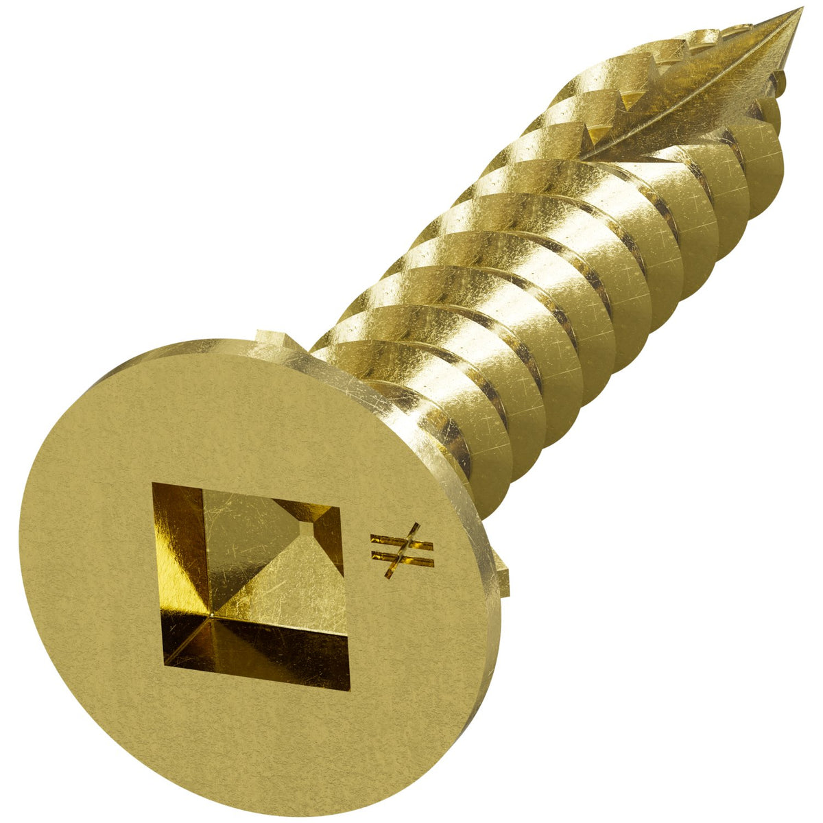 Simpson #8 x 1" Collated Wood-to-CFS Aluminum Screw Yellow Zinc 2500 Pk WSF1LRVS