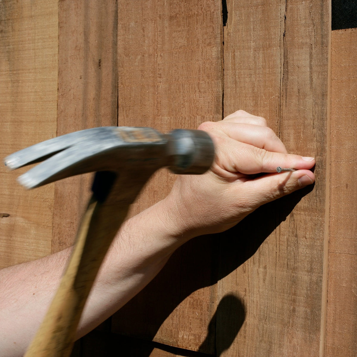 Wood Siding Nail installed