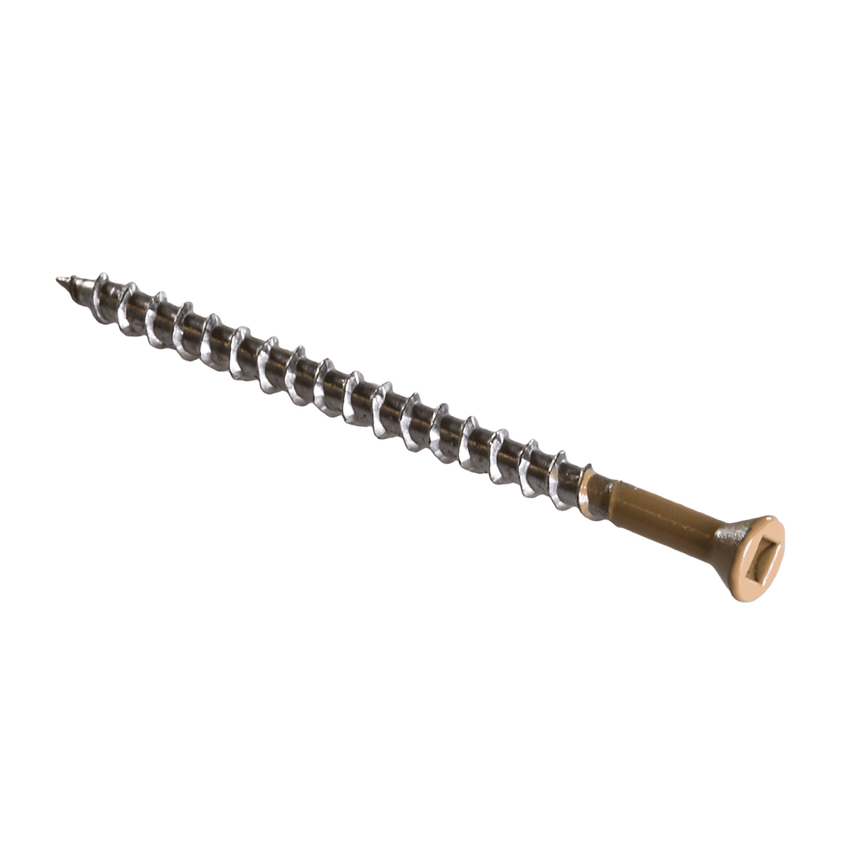 Simpson #7 x 2 1/2" Tan 02, Collated Trim-Head Deck Screw, 305 SS