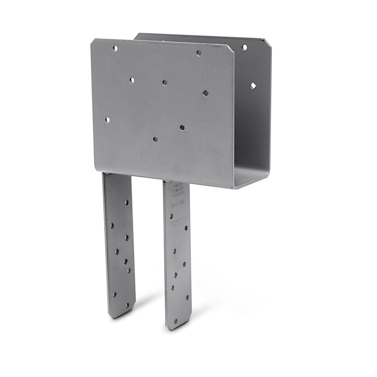 Simpson ECCQ5-6SS-SDS2.5 End Column Cap, Stainless Steel w/SDS Screws for 5-1/8" Beam, 6x Post