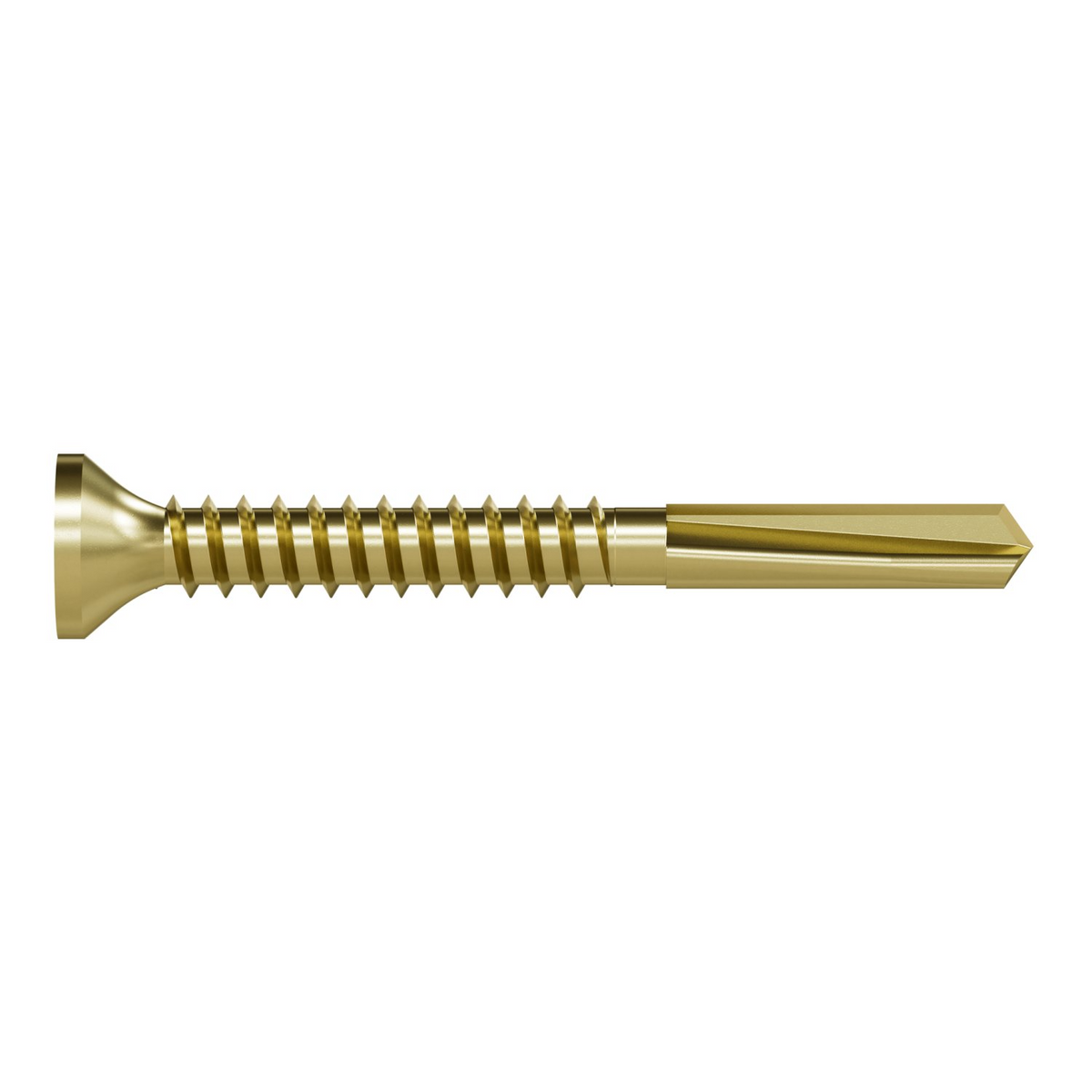 Simpson #10 x 1-3/4" PPHD SHEATHING-TO-CFS Screw Yellow Zinc