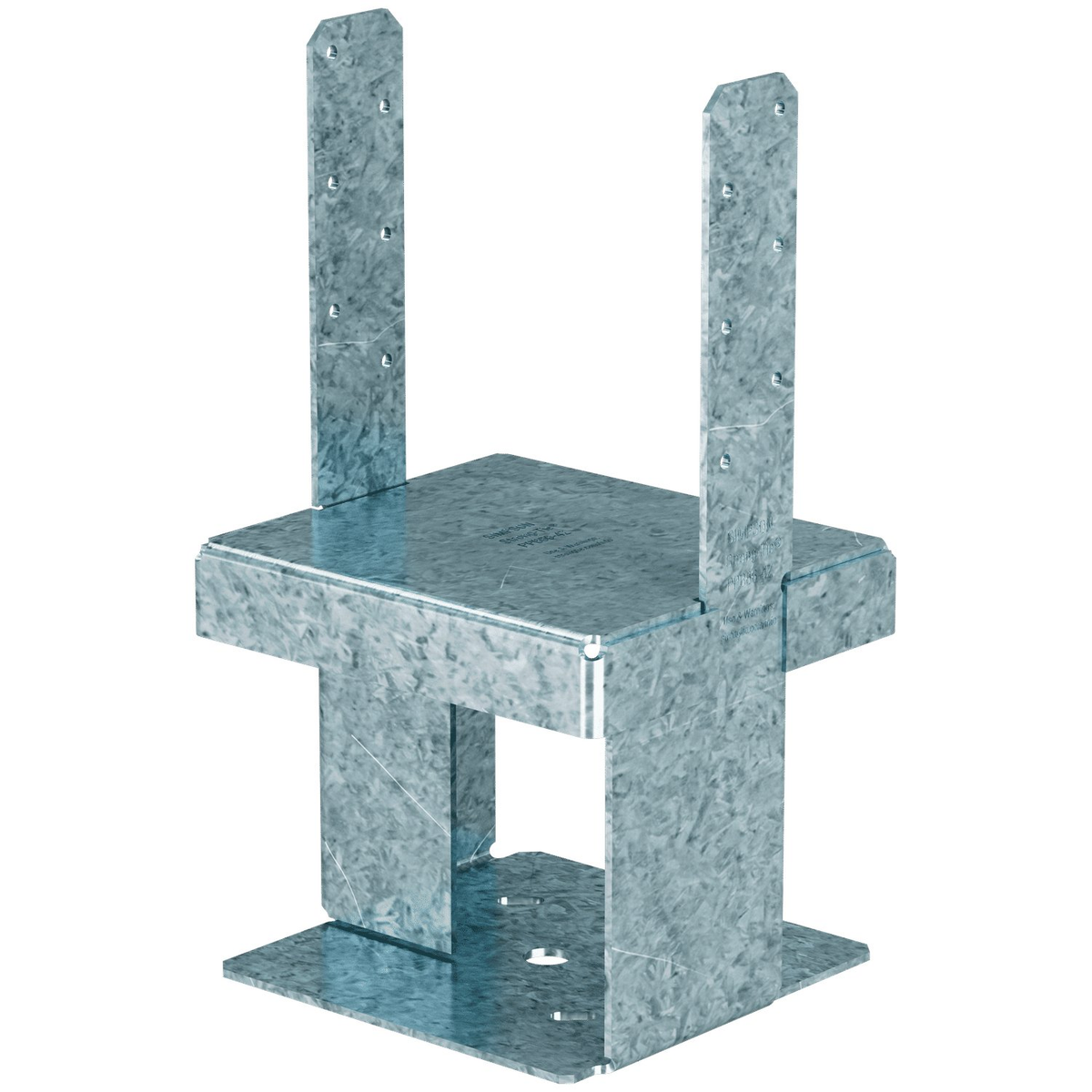Simpson PPB66-4Z 6X6 Porch Post Base 4" Depth, ZMAX