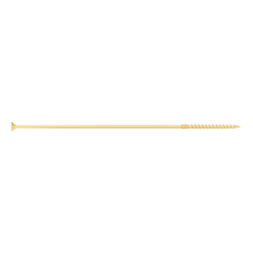 Simpson 0.390 x 14" Strong-Drive SDCP TIMBER-CP Screw T40, Yellow Zinc
