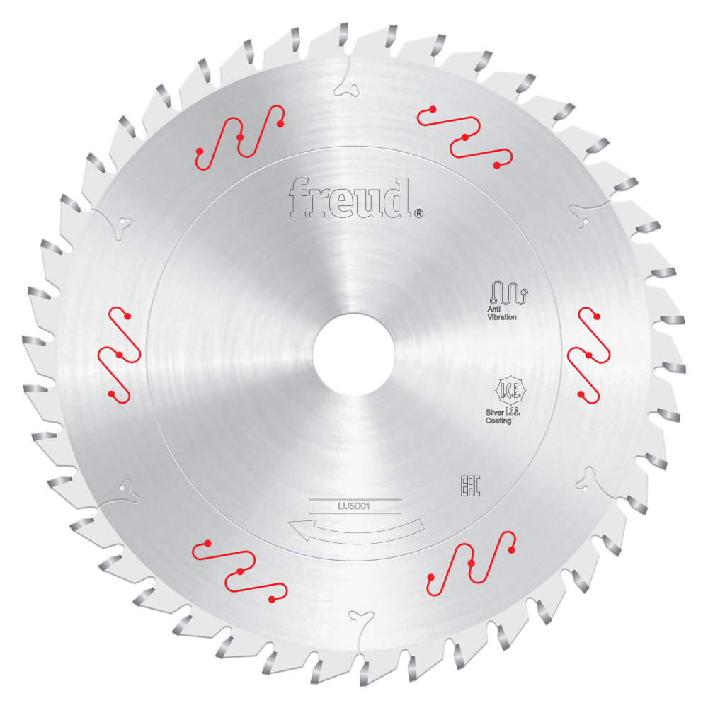 Freud 160mm Medium Aluminum & Non-Ferrous Blades with or without Mechanical Clamping - Teeth: 42, Arbor: 20mm