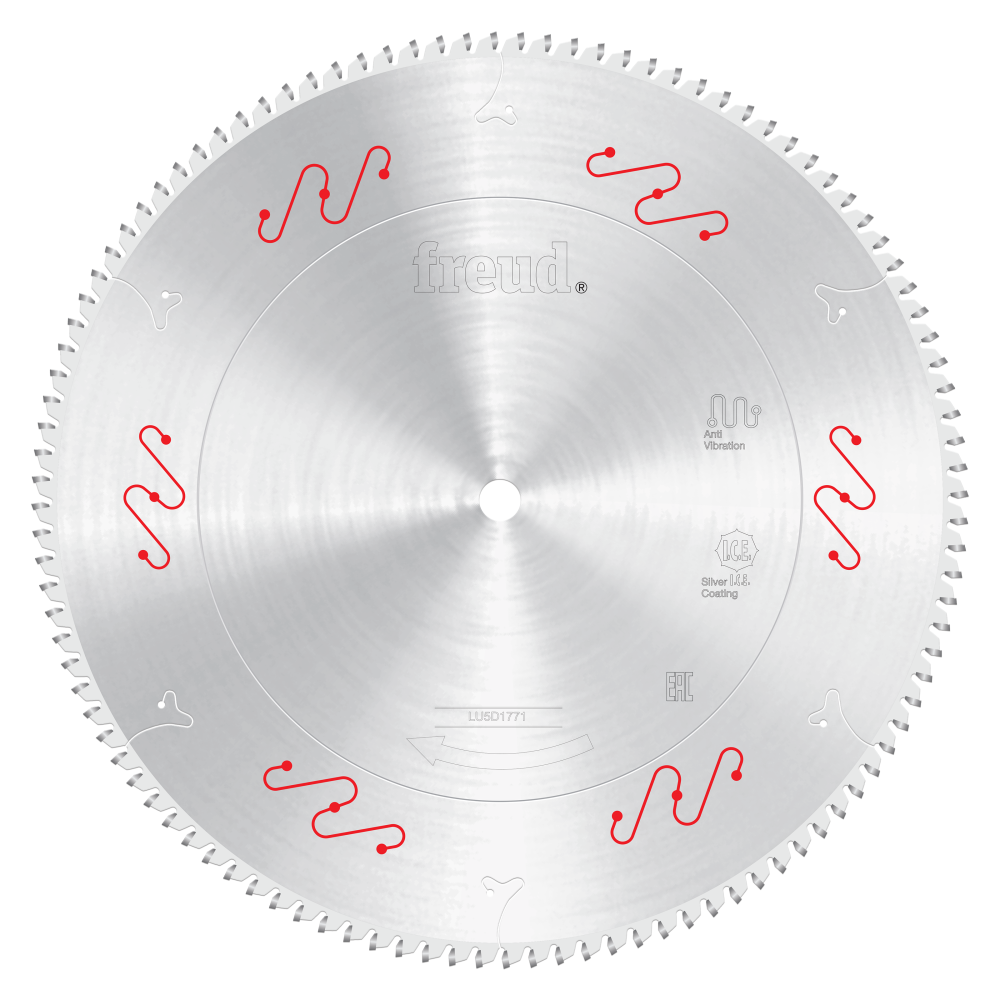 Freud 14" Carbide Tipped Saw Blade for Crosscutting - Teeth: 108, Kerf: 3.5 (LU5D1771)