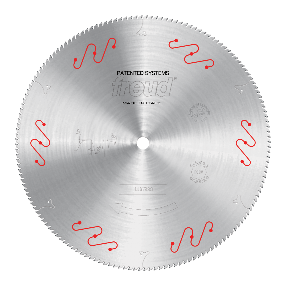 Freud 600mm Thin to Medium Aluminum & Non Ferrous Blades with Mechanical Clamping - Teeth: 156, Arbor: 30mm