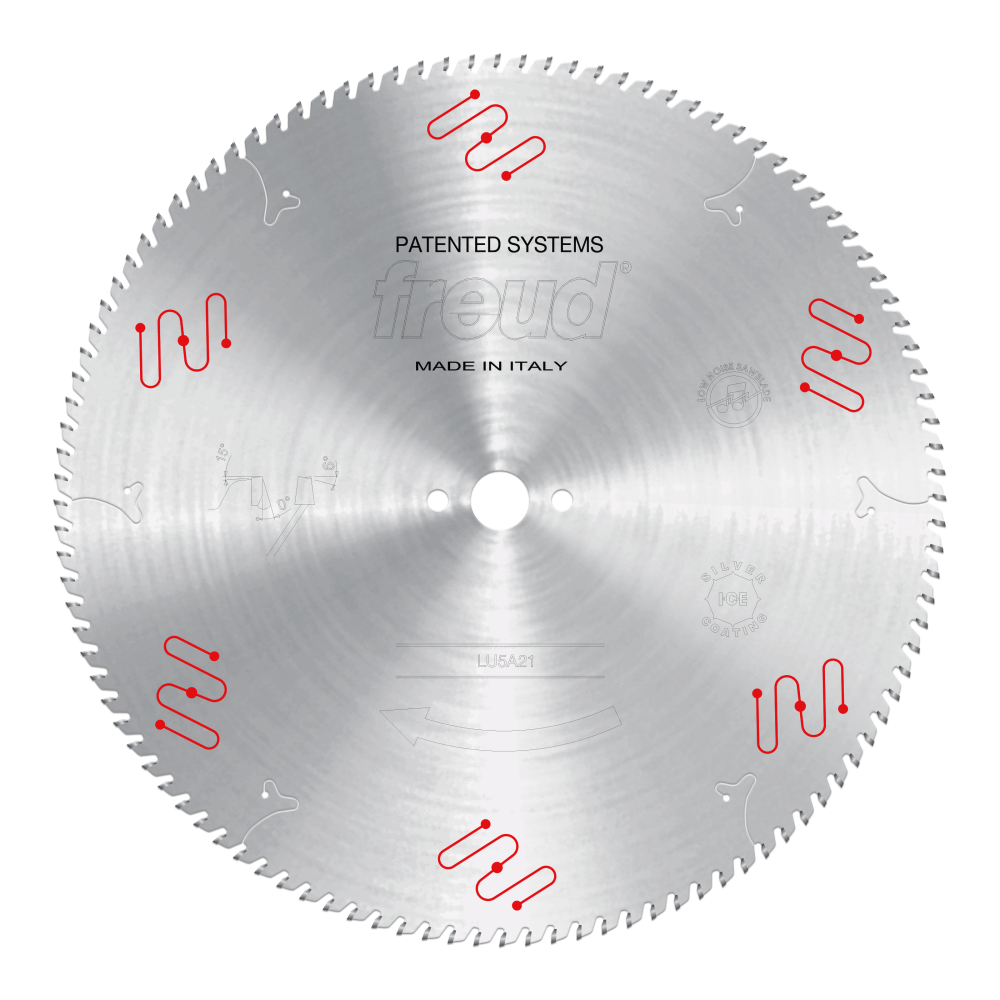 Freud 450mm Medium to Thick Aluminum & Non-Ferrous Blades with Mechanical Clamping - Arbor: 30mm, Teeth: 108