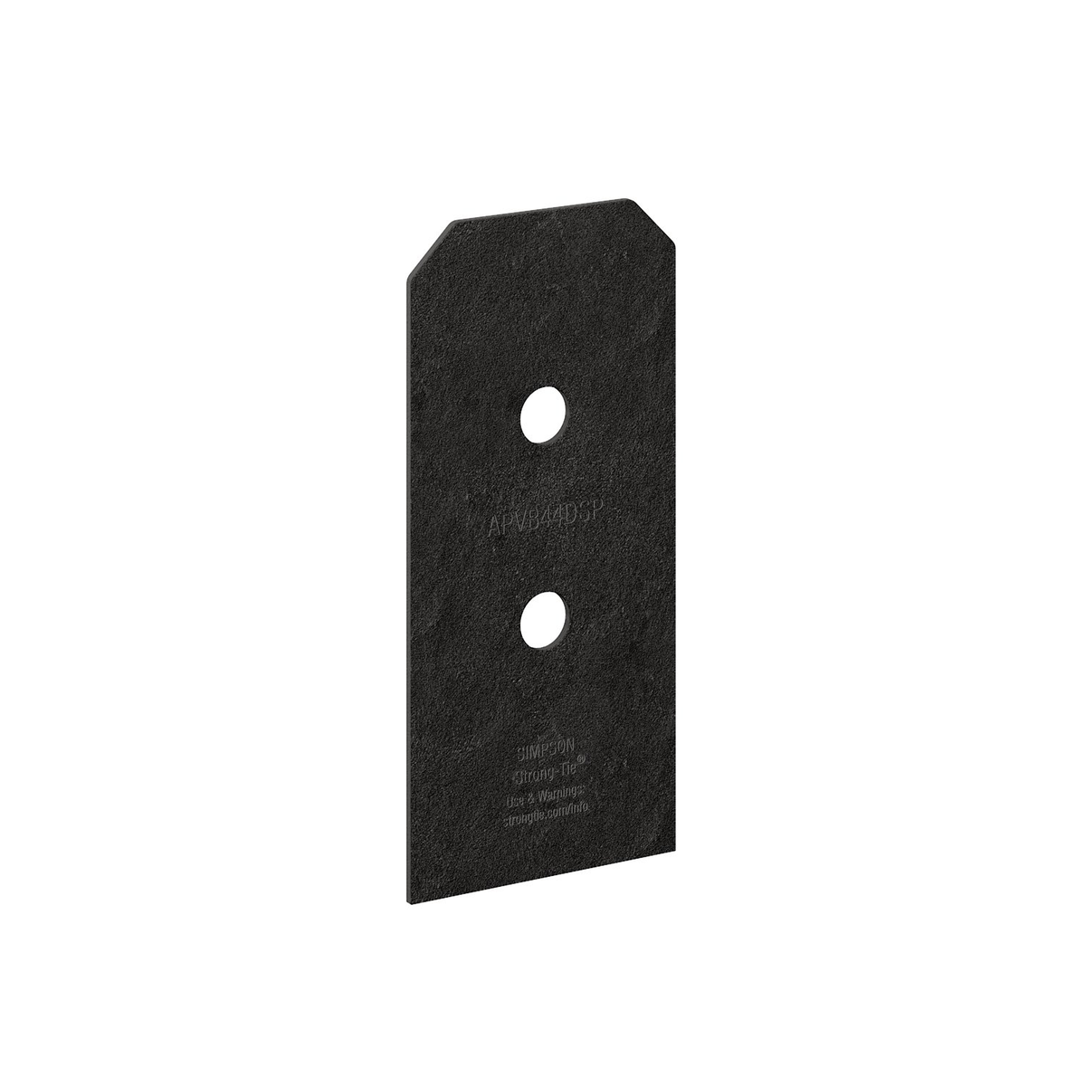 Simpson Strong-Tie APVB44DSP Avant Decorative Post Base Plates - Black Powder Coat (2 per Pack)