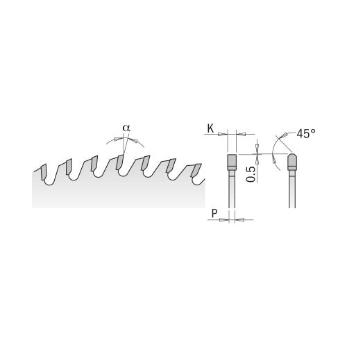 CMT 282.072.17W Laminate-Chipboard Saw Blade 420 x 4.4 x 80mm