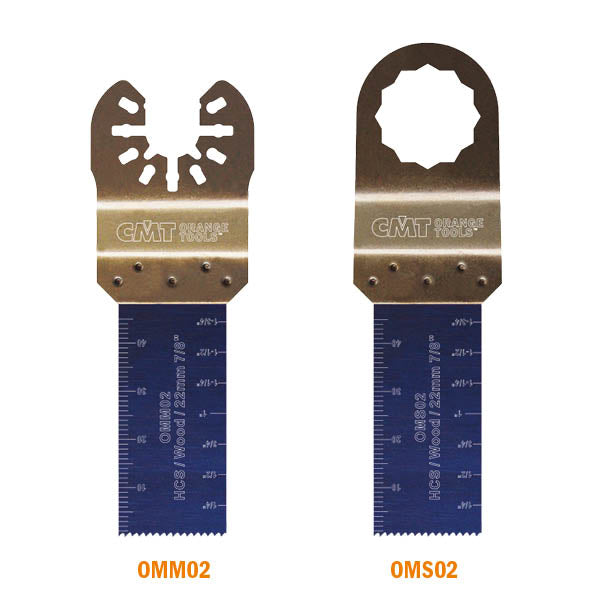 CMT OMM02-X1 7/8" Plunge and Flush-Cut Blade for Wood HCS (1-Pc)