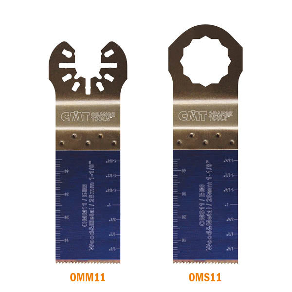 CMT OMM11-X1 1-1/8" Plunge and Flush-Cut Blade for Wood & Metal BIM (1-Pc)
