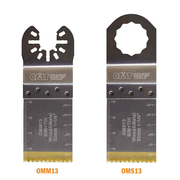 CMT OMM13-X1 1-5/16" Plunge & Flush-Cut Blade for Wood & Metal BIM+TIN (1-Pc)