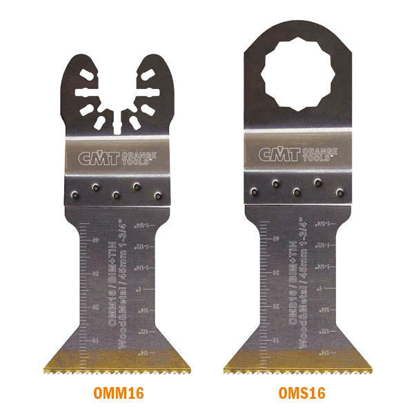 CMT OMM16-X1 1-3/4" Plunge & Flush-Cut for Wood & Metal BIM+TIN (1-Pc)