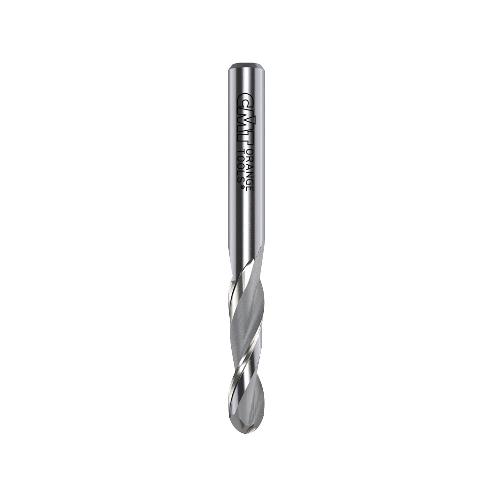 CMT 199.008.11 Solid Carbide Upcut Ball Nose Spiral Bit 1/4"