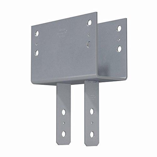 Simpson Strong-Tie CC5 1/4-4 5-1/8-inch Beam, 4X Post Column Cap - Gray Paint