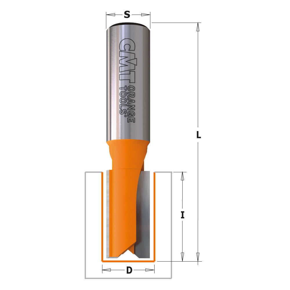 CMT 811.020.11 Solid Carbide Straight Bit 1/4-Inch Shank 2mm Diameter