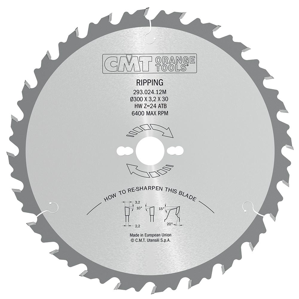 CMT 285.036.16M Ripping-Crosscut Saw Blade 400 x 30mm T36 10ATB