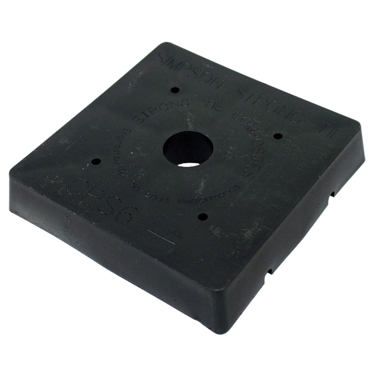 Simpson 6 x 6 Black Composite-Plastic Standoff Post Base CPS6
