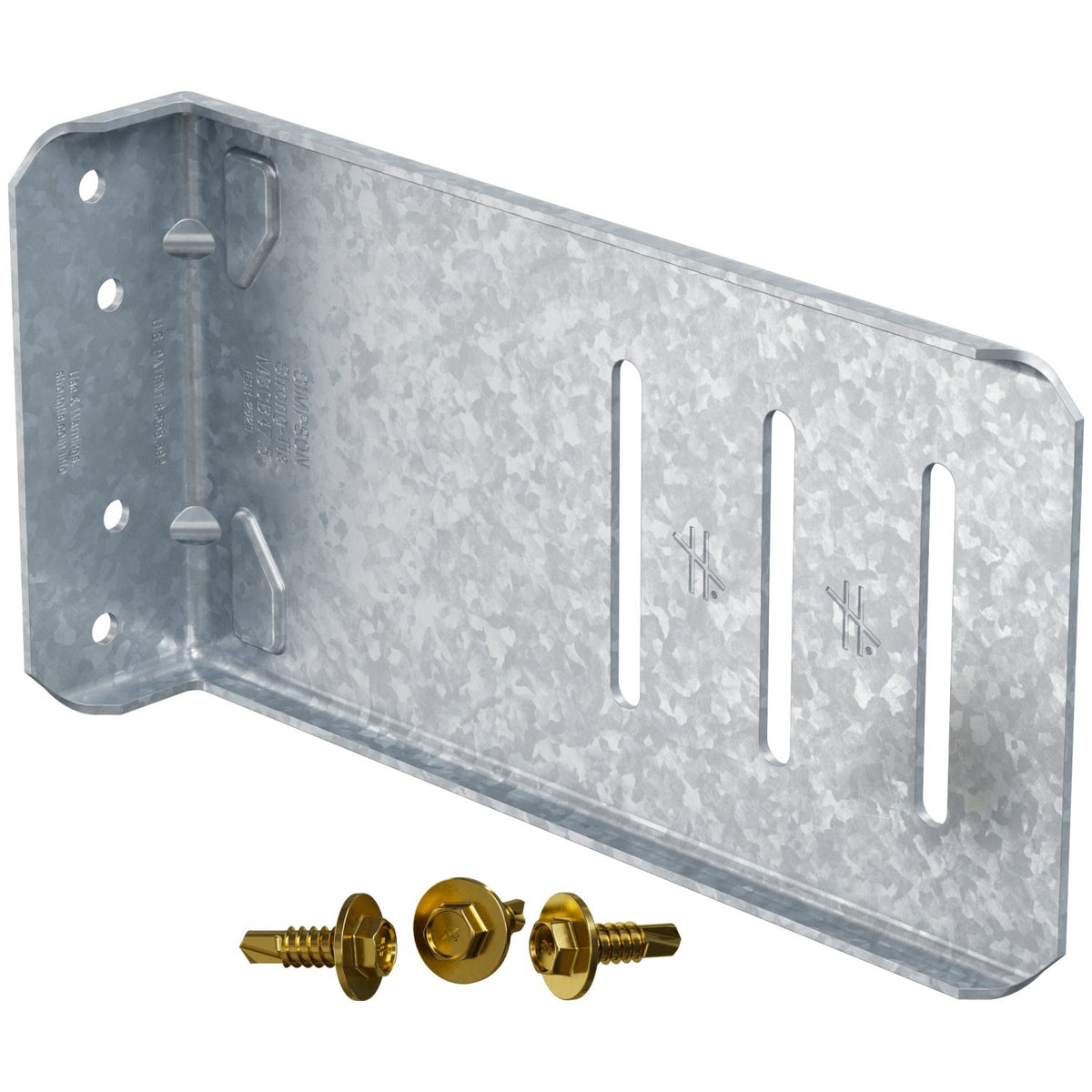 Simpson MSCB47.5-KT 7-1/2 in. 14 Ga G90 Galv Bypass Framing Slide Clip Connector Kit w/Screws 25-Pk