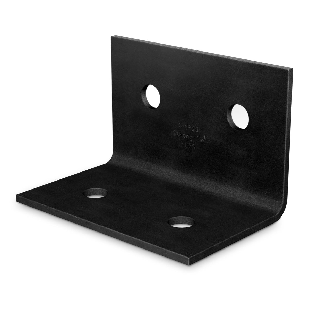 Simpson HL35PC 3 x 5 Black Ornamental Heavy L-Shaped Angle