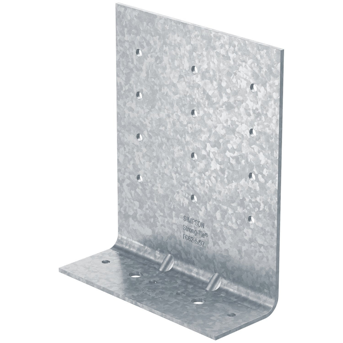 Simpson FC62-5/97-R25 Fixed-Clip Bypass Framing Connector 2x6x5 in 12-Ga G90 Galvanized 25-Pack