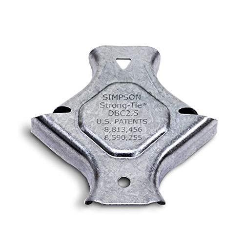 Simpson DBC2.5-R200 Drywall Stud Bridging Connector 3/4 in U-Channel 20 Ga Cold-Formed Steel 200ct