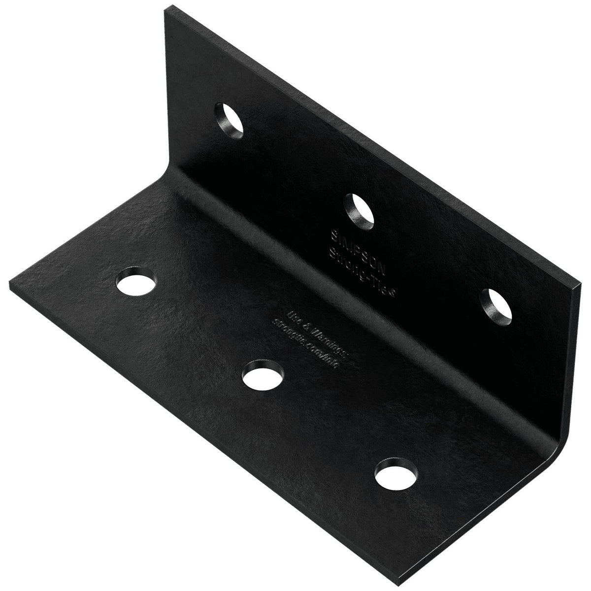 Simpson HL37PC 3 x 7 Black Ornamental Heavy L-Shaped Angle