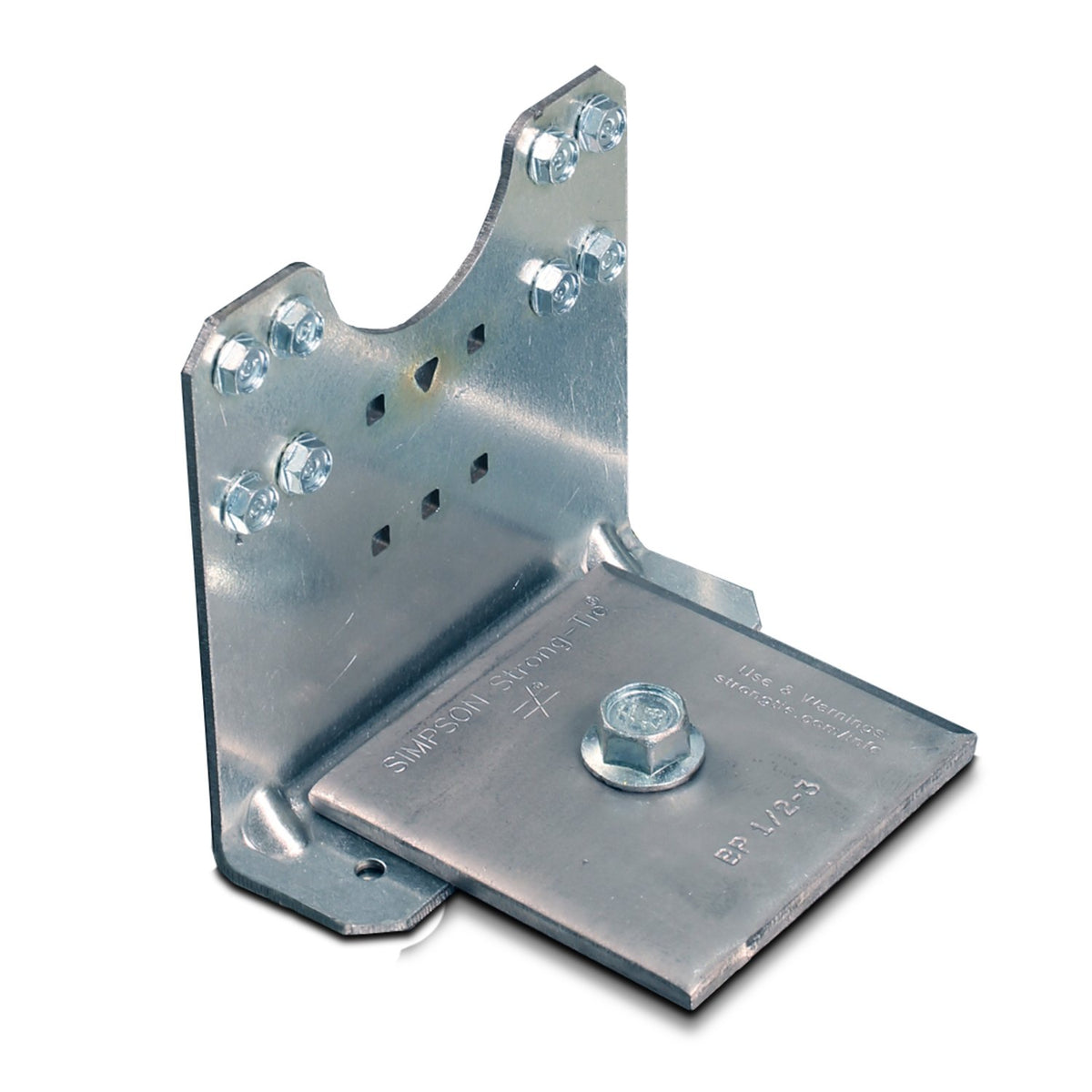 Simpson MSSC6.25KW-KT20 Kneewall Connector 6-1/4 in 12 Ga for 8 in Steel Framing Member w/BP 20-Pk