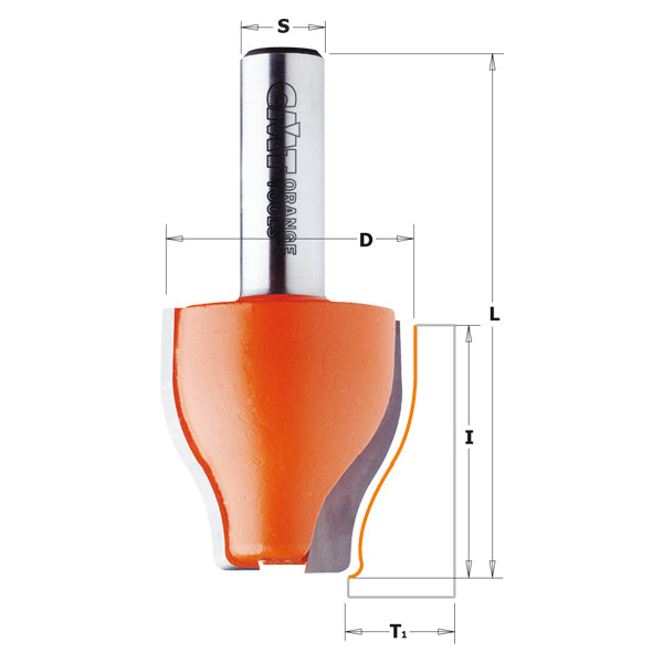 CMT 890.602.11 Vertical Raised Panel Bit 1-1/2-Inch Diameter 1/2-Inch Shank