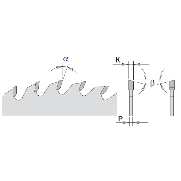 CMT K06010 ITK Contractor Finish & Plywood Saw Blade, 10 x 60 Teeth, 10 degree ATB with 5/8-Inch bore
