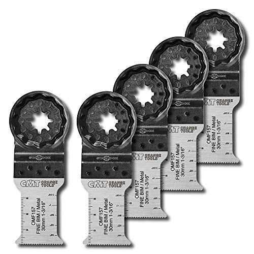 CMT OMF157-X5 1-3/16" Plunge Cut Blade for Metal BIM Starlock (5-Pc)
