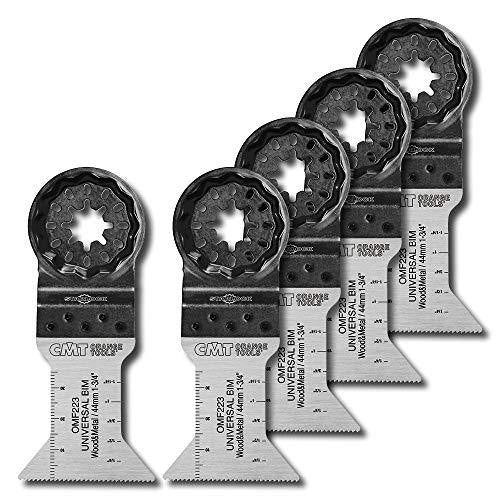 CMT OMF223-X5 1-3/4" Plunge Cut Blade for Wood & Metal BIM Starlock (5-Pc)