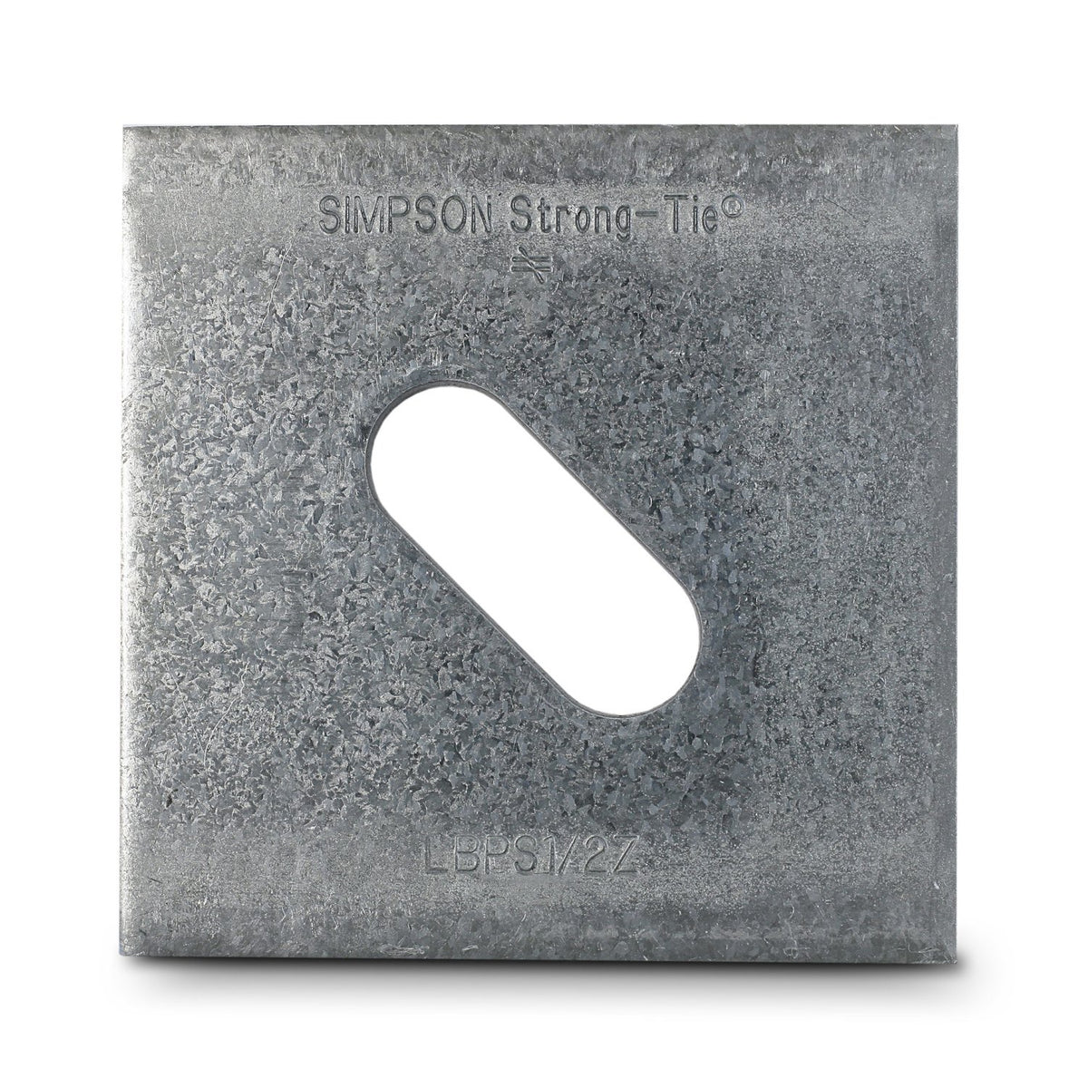Simpson LBPS 1/2 3x3 Slotted Bearing Plate, 1/2" Hole