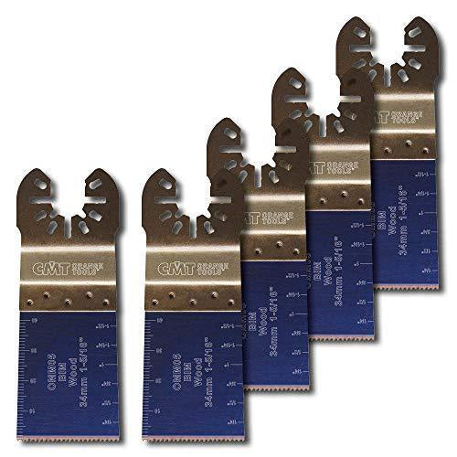 CMT OMM05-X5 1-5/16" Extra-Long Life Flush-Cut Blade for Wood-Bim (5Pc)