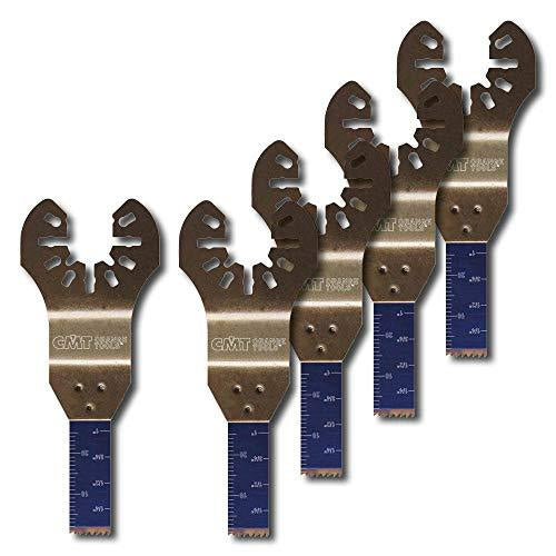 CMT OMM09-X5 3/8" Plunge and Flush-Cut Blade for Wood & Metal BIM (5-Pc)