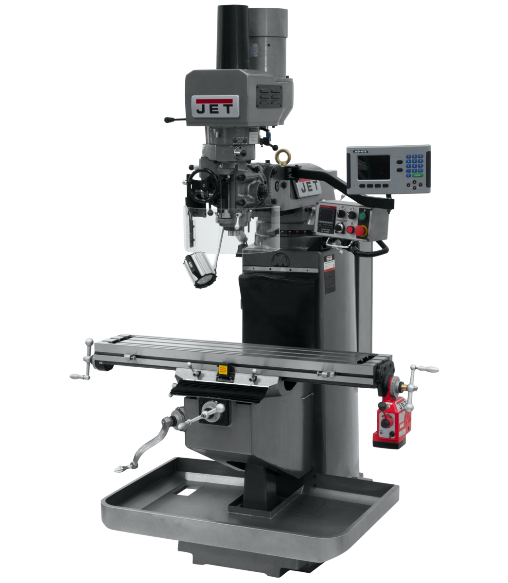 690521, JTM-949EVS with Acu-Rite 203 DRO, X Powerfeed & Air Power Drawbar, Jet, Jet Metalworking, Milling, Vertical Mills, EVS