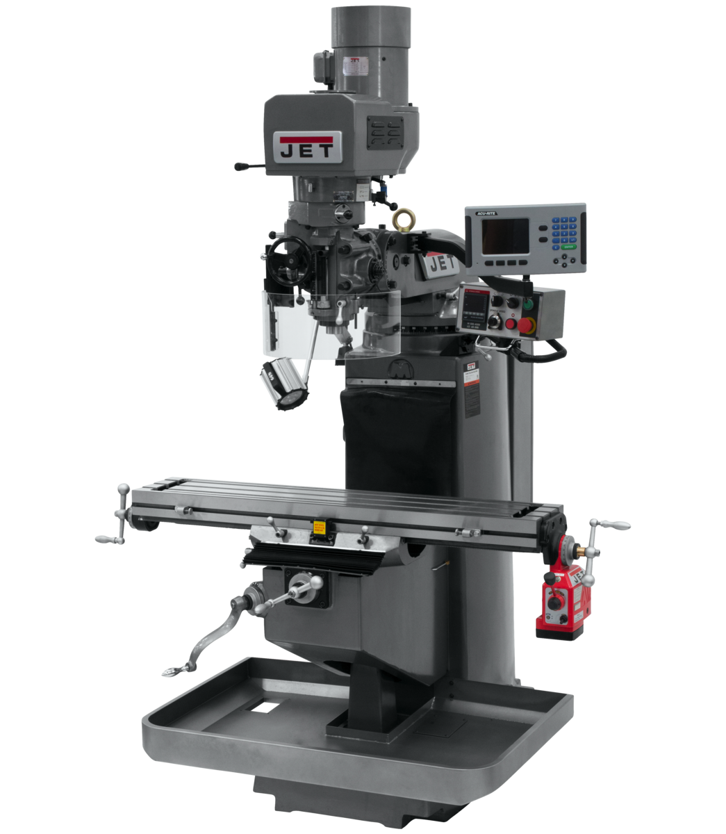 690530, JTM-949EVS with Acu-Rite 203 3X (Q) DRO & X Powerfeed, Jet, Jet Metalworking, Milling, Vertical Mills, EVS