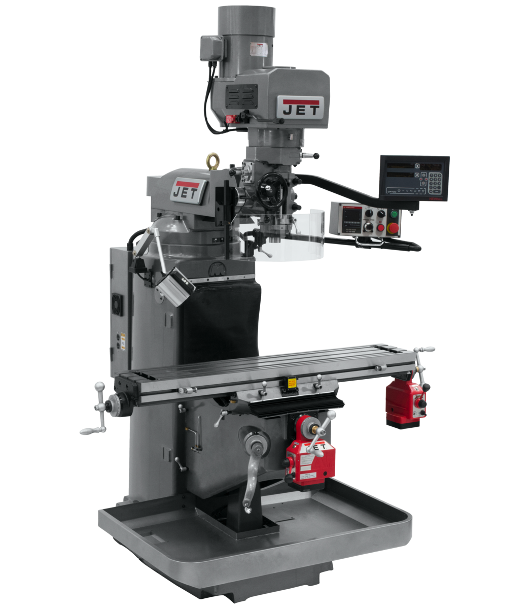 690542, JTM-949EVS with Newall DP700 3X (K) DRO, X & Y Powerfeeds, Jet, Jet Metalworking, Milling, Vertical Mills, EVS