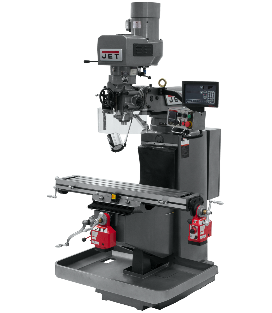 690547, JTM-949EVS with Newall DP700 3X (Q) DRO, X & Y Powerfeeds, Jet, Jet Metalworking, Milling, Vertical Mills, EVS