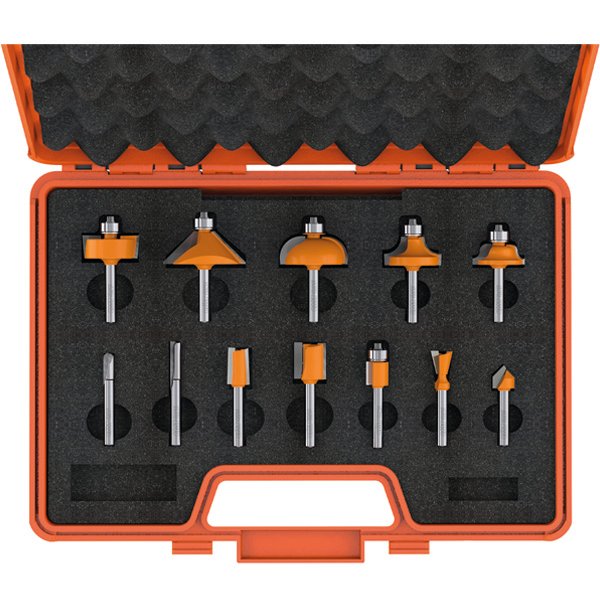 CMT 800.503.11 12-Piece Router Bit Set 1/4" Shank