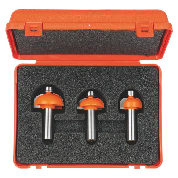 CMT 837.001.11 3 Piece Cove Bit Set S=1/4"