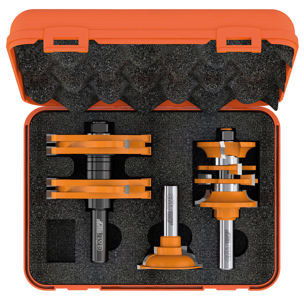 CMT 800.527.11 3-Piece Entry & Interior Door Router Bit Set S=1/2"