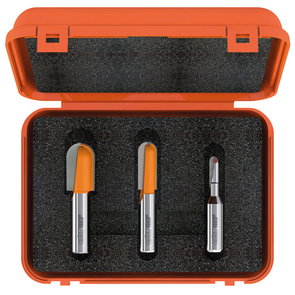 CMT 814.501.11 3-Piece Round Nose Set 1/2-Inch Shank