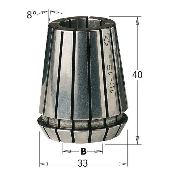 CMT 184.095.00 ER32 Precision Collet 3/8-Inch Diameter