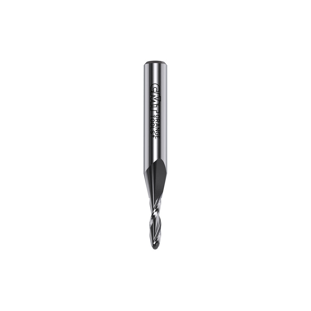 CMT 199.001.11 Solid Carbide Upcut Ball Nose Spiral Bit 1/8"