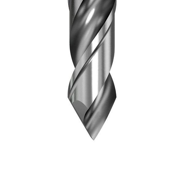 CMT 363.030.41 V-Point Solid Carbide Twist Drill with 60 Degree Sharpening and Right-Hand Rotation, 3 mm
