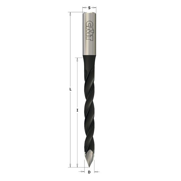 CMT 381.100.12 Dowel Drill 10 x 70 x 115 LH