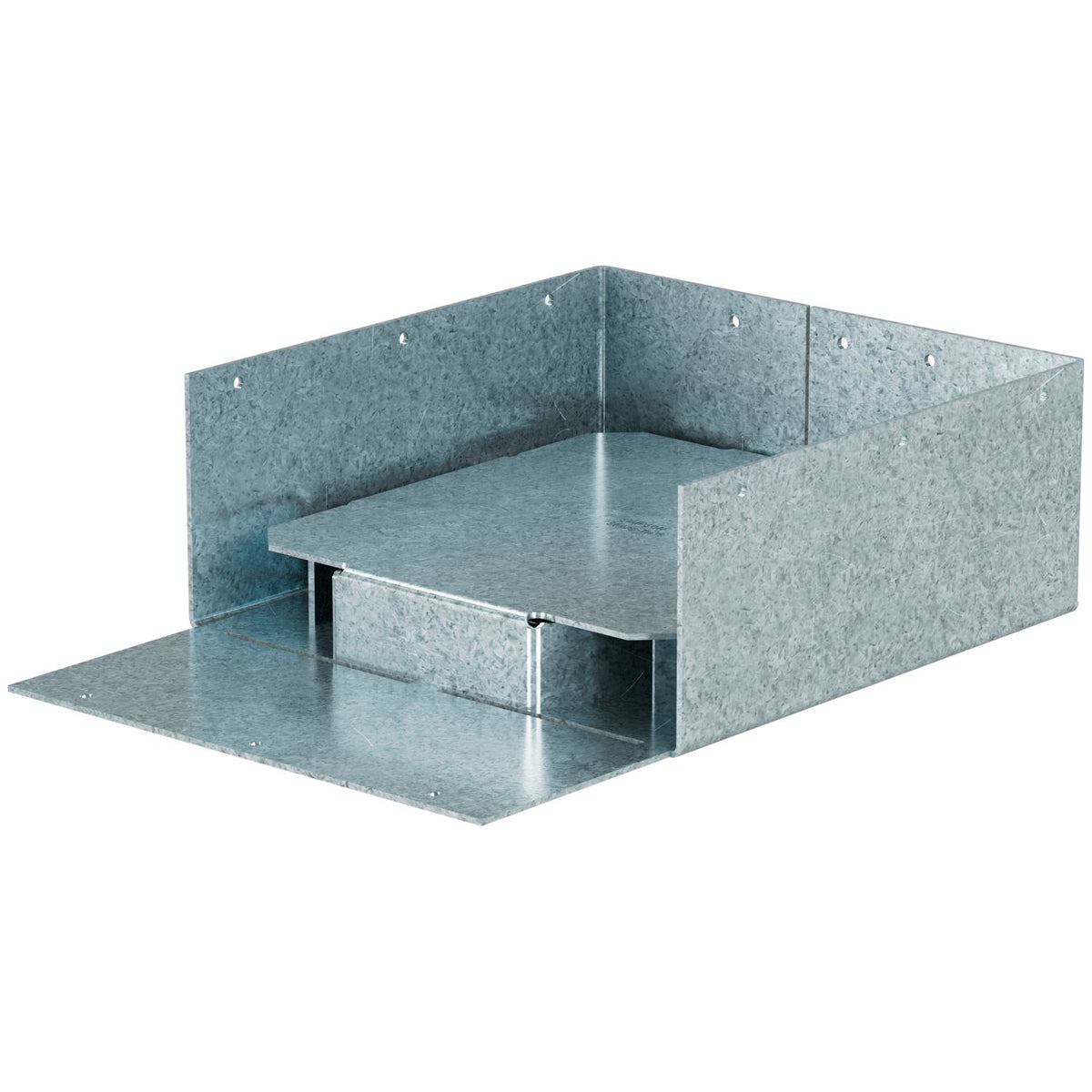 Simpson Strong-Tie ABW7-7Z Adjustable Post Base with Wind Uplift, Zmax 7 1/8 x 7 1/8
