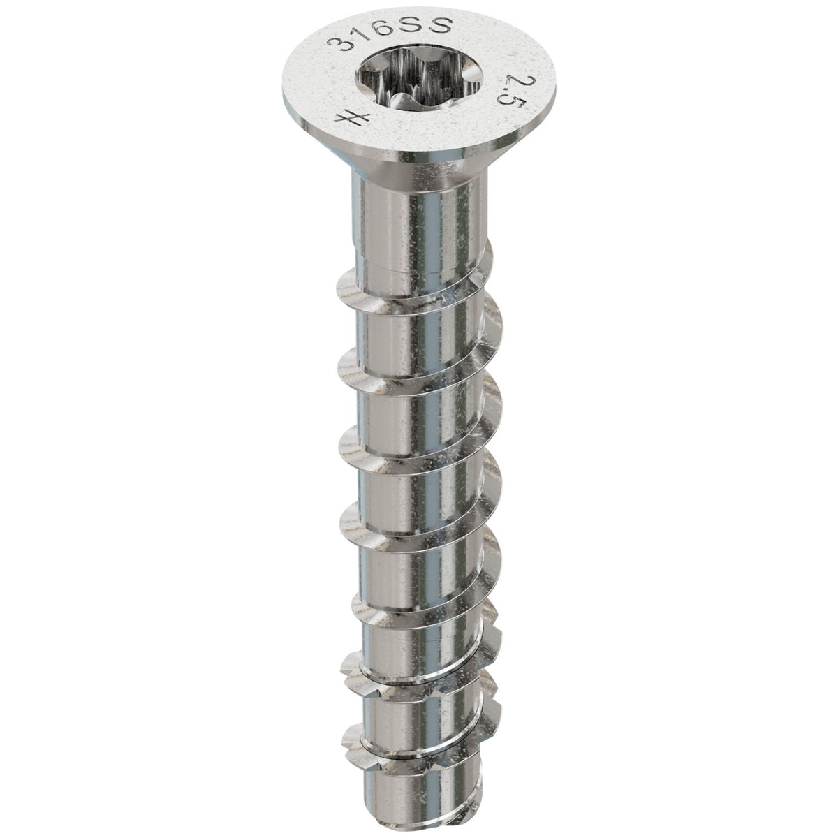 3/8" x 2-1/2" Simpson Countersunk Titen HD Anchor 316 Stainless Steel
