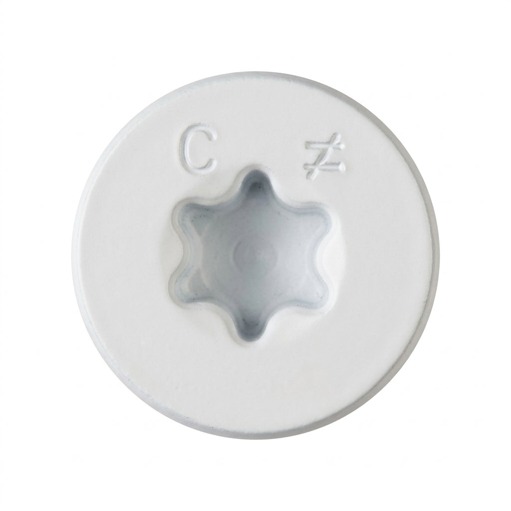 TNTW25214TF Titen Turbo Screw Anchor White 1/4 x 2-1/4 Flat